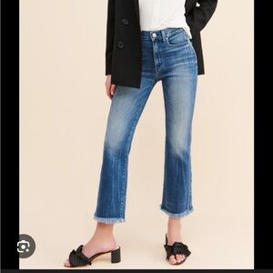 AYR Bomp Pop Cropped Straight Leg Jeans